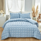 📢📢Ultimo giorno – 50% di sconto!! ⏰Set di biancheria da letto minimalista – Tessuto seersucker testurizzato ☁️ Comodo e leggero