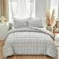 📢📢Ultimo giorno – 50% di sconto!! ⏰Set di biancheria da letto minimalista – Tessuto seersucker testurizzato ☁️ Comodo e leggero