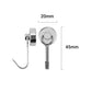🧲 Ganci Magnetici Girevoli 360° Senza Foratura – Portata 11kg, Lega Resistente, Ø20mm, Set da 4 o 10 Pezzi – Per Muro Metallico, Frigorifero & Lavagna 🏠🔧