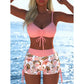 🩱 Costume da Bagno Femminile con Fascia - 50% SCONTO! 💥 Bikini Set con Pantaloncini Corti, Regolabile, Modellante, Tanti Colori 🎨