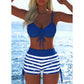 🩱 Costume da Bagno Femminile con Fascia - 50% SCONTO! 💥 Bikini Set con Pantaloncini Corti, Regolabile, Modellante, Tanti Colori 🎨
