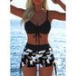 🩱 Costume da Bagno Femminile con Fascia - 50% SCONTO! 💥 Bikini Set con Pantaloncini Corti, Regolabile, Modellante, Tanti Colori 🎨