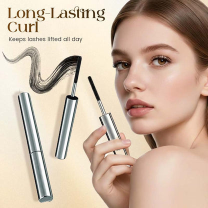 👁️✨Mascara Impermeabile e Incurvante - Volume & Lunghezza | Scovolino a Spirale 360° | Effetto Ciglia Separate senza Grumi | Leggera e Confortevole | Nero | 3,5 g | Ideale per il Trucco Quotidiano