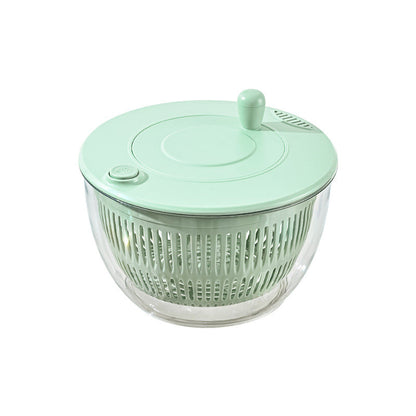 🥗 Centrifuga per Insalata 9 in 1 – Lava, Affetta, Grattugia & Asciuga | 5 L | 6 Lame Intercambiabili | Salvaspazio | Cucina Sana e Veloce 🥒✨