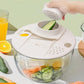 🥗 Centrifuga per Insalata 9 in 1 – Lava, Affetta, Grattugia & Asciuga | 5 L | 6 Lame Intercambiabili | Salvaspazio | Cucina Sana e Veloce 🥒✨