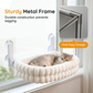 🐱 Amaca da Finestra per Gatti Pieghevole a 90° 🪟 | Ventose Resistenti fino a 18 kg 🐾 | Cuscino Morbido Sfoderabile e Lavabile 🧶 | Salvaspazio per Relax e Sole ☀️