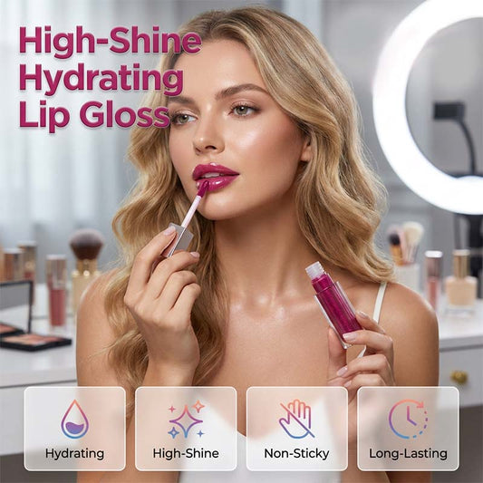 💄 Lucidalabbra Idratante ad Alta Brillantezza | Effetto Vetro Senza Appiccicare | Formula Nutriente con Vitamina E | 5ml
