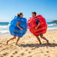 ⚽ SCONTO DEL 50% PER UN PERIODO LIMITATO! ✨ Tuta gonfiabile con palla da scontro per bambini – Sicura, resistente, divertimento attivo 🎈