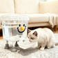 🐾✨ Distributore d’Acqua per Animali ad Alta Capacità – 3L & 5L, Sistema a Gravità Senza Elettricità, Serbatoio Trasparente, Facile da Pulire 💧🐶🐱