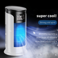 2026 Nuovo Condizionatore d'Aria Evaporativo – Ventilatore USB da scrivania compatto, raffreddatore personale con serbatoio da 300 ml, velocità regolabile, timer, funzionamento silenzioso, design portatile per il comodino
