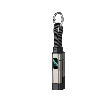 ⚡ Cavo di Ricarica 4 in 1 con Portachiavi – Display Digitale Potenza in Tempo Reale | Nylon Intrecciato | Fino a 65W+27W | Multidispositivo | 4 Colori | Ultra-Portatile 📱🔋