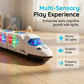 🚄 ORA SCONTATO DEL 50%! 🎵 Trenino elettrico ad alta velocità – Si illumina, urta e parte con la musica – Luci e suoni interattivi – Navigazione intelligente tra gli ostacoli ✨