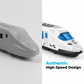 🚄 ORA SCONTATO DEL 50%! 🎵 Trenino elettrico ad alta velocità – Si illumina, urta e parte con la musica – Luci e suoni interattivi – Navigazione intelligente tra gli ostacoli ✨