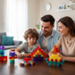 🧲🧱 Set di mattoncini magnetici da costruzione per bambini 👶✨