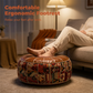 🪑 Pouf Contenitore da Riempire – Riordina & Siediti | Seduta e Poggiapiedi 2 in 1 | Spazio Nascosto | Ecopelle | Stile Boho | Soggiorno, Camera & Ingresso ✨