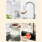 💧✨ Filtro per Rubinetto – 50 Cartucce in Cotone PP + 10 Cinghie a T, Elimina Sedimenti & Ruggine, Compatibile Rubinetti Rotondi Ø2,5cm, Installazione Senza Attrezzi – Cucina & Bagno 🚰🏠