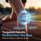 🦵🏋️ Tutore per Rotula in Silicone – Cuscinetto V 8mm, Scanalature 3D Traspiranti, Doppia Fibbia Regolabile, Taglia Unica – 3 Colori, Ideale per Sport & Corsa 🏃✨