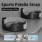 🦵🏋️ Tutore per Rotula in Silicone – Cuscinetto V 8mm, Scanalature 3D Traspiranti, Doppia Fibbia Regolabile, Taglia Unica – 3 Colori, Ideale per Sport & Corsa 🏃✨