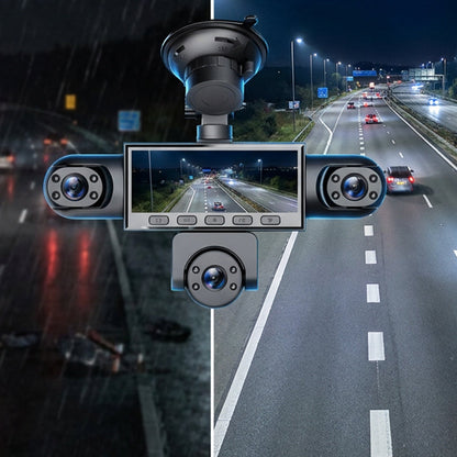 ⏰Dashcam HD 1080P Multi-Obiettivo con Visione Notturna