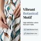 🌿✨ Completo Donna 2 Pezzi – Top con Fiocco Laterale & Pantaloni con Stampa Botanica 💐 – Tessuto Premium Traspirante, Taglia Regolabile, S–5XL (EU34-54) 🌸