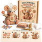 ⏰🔥SCONTO DEL 50% PER UN PERIODO LIMITATO!🔥OLTRE 50K+ VENDUTE!Kit da cucito artigianale con topolino di peluche in stile vintage