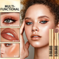 Ombretto Stick 3 in 1 Sfumato 👁️✨ | Tre Tonalità in un Solo Gesto per un Trucco Occhi Rapido | Punta Curva, Formula Cremosa Resistente all'Acqua
