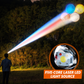 🔦 Frontal LED Ricaricabile a 5 Colori | Bianco, Giallo, Blu, Rosso e UV 🌈 | Sensore di Movimento: Accensione a un Gesto 👋 | Modalità Pesca, Antizanzare e Rilevamento UV 🎣