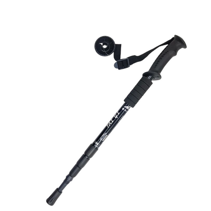 🏔️🪵 Bastone da Trekking Telescopico 3-in-1 – Lega Alluminio 6160, Ammortizzatore Integrato, Lunghezza Regolabile 65-135cm – 6 Colori 🌿💪