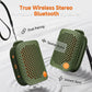 🔊🌊 Cassa Bluetooth Portatile TWS Stereo – IPX5 Impermeabile, Bassi Potenti, Moschettone Integrato, ABS 73x48x33mm – 2 Colori 🎵✨