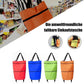 🛒 Borsa Spesa Pieghevole con Ruote 2-in-1 🛍️ | Si Trasforma da Borsa a Trolley con Cerniera 🔄 | Tessuto Oxford 600D Capienza 23L 🧳 | Perfetta per Supermercato e Mercato