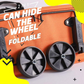🛒 Borsa Spesa Pieghevole con Ruote 2-in-1 🛍️ | Si Trasforma da Borsa a Trolley con Cerniera 🔄 | Tessuto Oxford 600D Capienza 23L 🧳 | Perfetta per Supermercato e Mercato