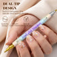 💅 Pennarelli Nail Art a Doppia Punta ✨ | Punta Fine di Precisione e Pennello Flessibile 🖌️ | Asciugatura Rapida all'Aria Senza Lampada UV 💨 | Colori Vivaci all'Acqua Fai-da-Te 🎨