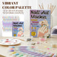 💅 Pennarelli Nail Art a Doppia Punta ✨ | Punta Fine di Precisione e Pennello Flessibile 🖌️ | Asciugatura Rapida all'Aria Senza Lampada UV 💨 | Colori Vivaci all'Acqua Fai-da-Te 🎨