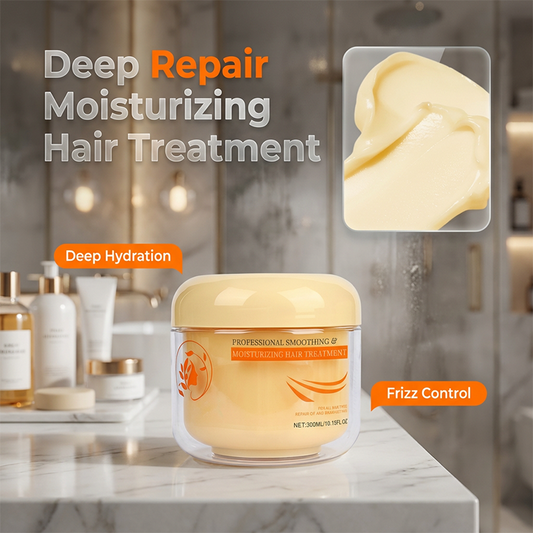 Maschera Idratante per Capelli 💆‍♀️✨ | Crema Ricca per Aiutare a Ridurre il Crespo e Ravvivare la Lucentezza | 300 ml