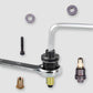 🔧 Testa per Rivettatrice e Dadi a Inserire in Acciaio | Rivestimento Zincato Anti-Corrosione 🛡️ | Kit di Ricambio Portatile e Leggero 🎒 | per Lamiera, Mobili e Serramenti