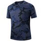 T-shirt sportiva mimetica da uomo ad asciugatura rapida