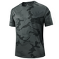 T-shirt sportiva mimetica da uomo ad asciugatura rapida