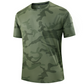 T-shirt sportiva mimetica da uomo ad asciugatura rapida