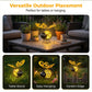 🌙🍃🪴 OFFERTA LIMITATA 50% DI SCONTO! Luce Solare a Forma di Ape – Bagliore Ambrato Caldo, Senza Sfarfallio, Perfetta per Feste in Giardino, Campeggio o Camerette – Porta Gioia Giorno e Notte 🌞🌜