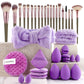 💄✨ Kit Completo Pennelli & Spugne Trucco – Set 40/51 Pezzi, Spugna Gonfiabile ad Acqua, Doppio Uso Polvere & Liquido – 5 Varianti di Colore 🌸