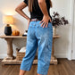 📢Sconto del 50%⏰Pantaloni casual da donna in denim elasticizzato a vita bassa
