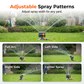 🌱 Irrigatore da Giardino Automatico Rotante ad Ampia Copertura ✨💧 - Getto Regolabile | Alta Pressione | Filtro Integrato | Base Stabile | ABS | 50% DI SCONTO