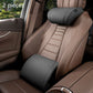 🚗 Set Cuscini Ergonomici per Auto – Poggiatesta + Supporto Lombare in Memory Foam | Pelle PU Traspirante | Comfort & Postura Perfetta 💪✨