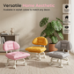✨ Sgabello Girevole con Schienale e Rotelle 🐾💺 - Imbottito Soffice | Silenzioso | Ideale per Casa, Ufficio & Bambini | 50% DI SCONTO