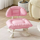 ✨ Sgabello Girevole con Schienale e Rotelle 🐾💺 - Imbottito Soffice | Silenzioso | Ideale per Casa, Ufficio & Bambini | 50% DI SCONTO