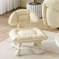 ✨ Sgabello Girevole con Schienale e Rotelle 🐾💺 - Imbottito Soffice | Silenzioso | Ideale per Casa, Ufficio & Bambini | 50% DI SCONTO