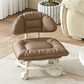 ✨ Sgabello Girevole con Schienale e Rotelle 🐾💺 - Imbottito Soffice | Silenzioso | Ideale per Casa, Ufficio & Bambini | 50% DI SCONTO