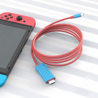 🎮📱➡️🖥️ Cavo USB-C HDMI 2M con PD 100W — Proietta Switch, Tablet & Telefono sulla TV | Gioca & Ricarica Insieme