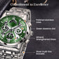 ⌚ Orologio al Quarzo Classico da Uomo | Movimento al Quarzo Affidabile ⚙️ | Cinturino Robusto, Stile Senza Tempo 🖤 | Cassa Argento, Oro o Nera 🎨 | Quadranti Verde, Blu o Nero ✨