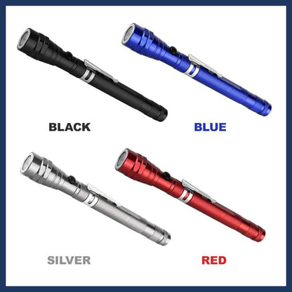 🧲 Torcia Telescopica Magnetica Multifunzionale – Estensibile 56 cm, 🔦Collo Flessibile 360°, LED Super Brillante ✨ – Ideale per Fai-da-Te, Auto & Outdoor 🔧🏕️